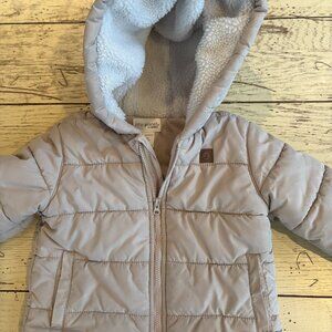 Carter's Girls' Hooded Puffer Coat, 24m